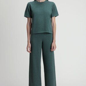 NEW Kilte Collection The Liz Set Knit Top and Pants in Sage Green